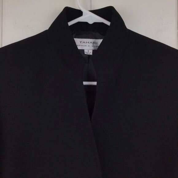 NWT Tahari Black Triple Button Blazer - 6 - Picture 3 of 8
